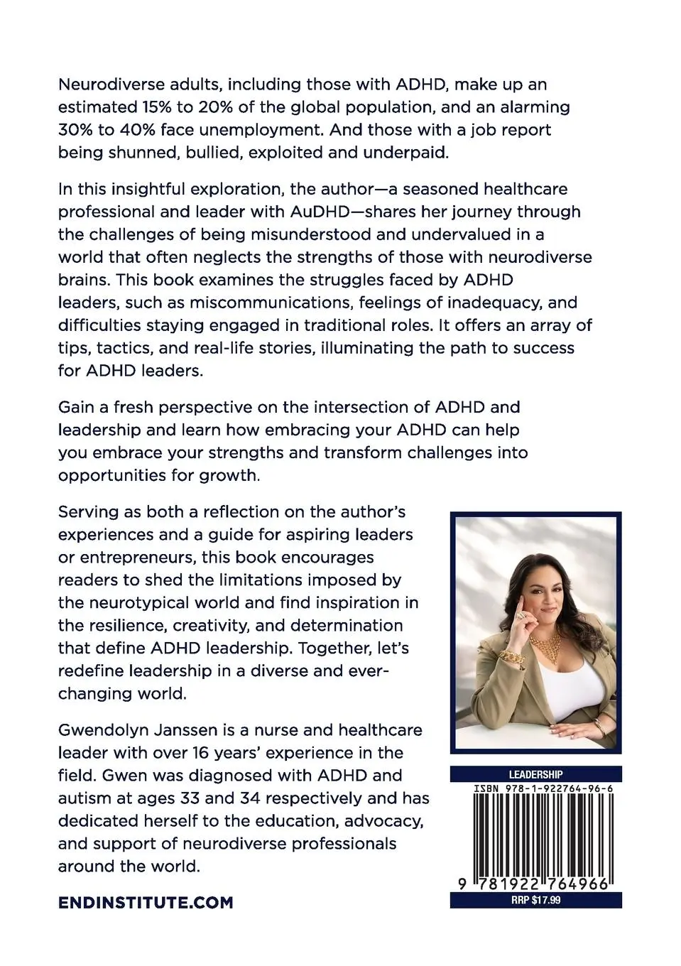 Rückseite: 9781922764966 | ADHD | How to go from powerless professional to powerhouse leader