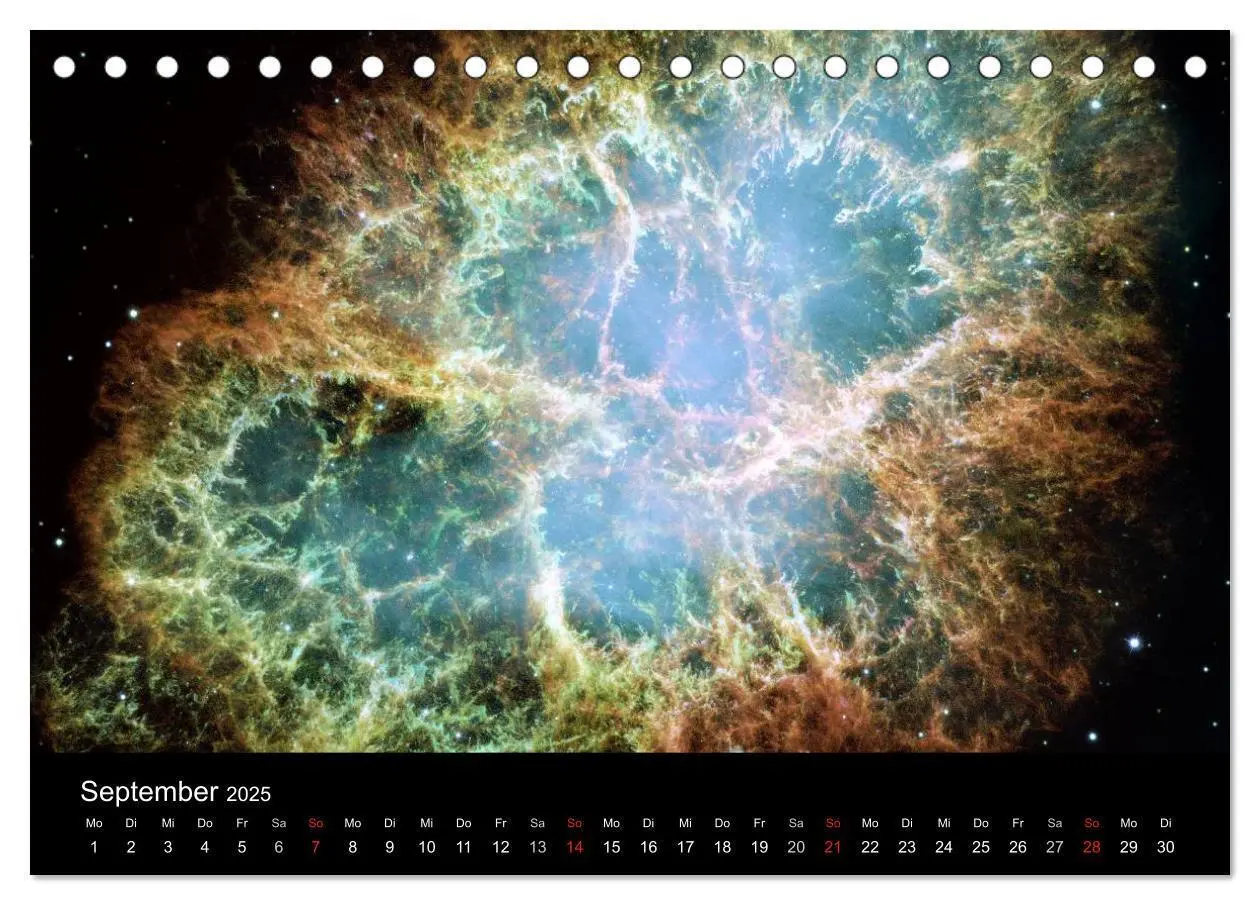 Bild: 9783435484966 | Der Weltraum. Spektakuläre Gasnebel und Galaxien (Tischkalender...