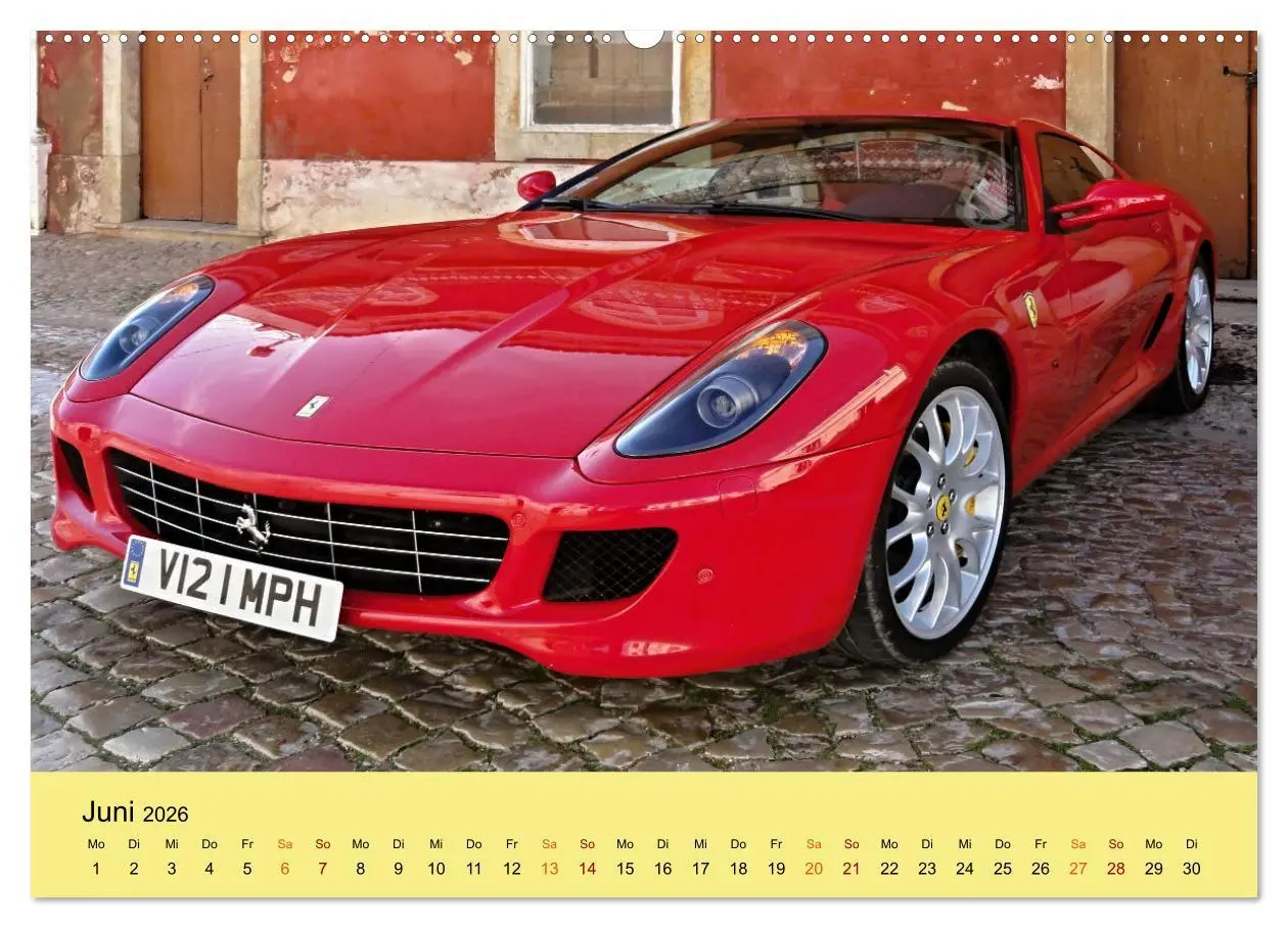 Bild: 9783457334966 | Supersportler mit viel PS (hochwertiger Premium Wandkalender 2026...