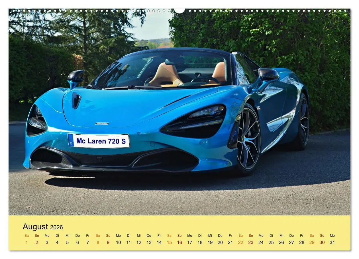 Bild: 9783457334966 | Supersportler mit viel PS (hochwertiger Premium Wandkalender 2026...