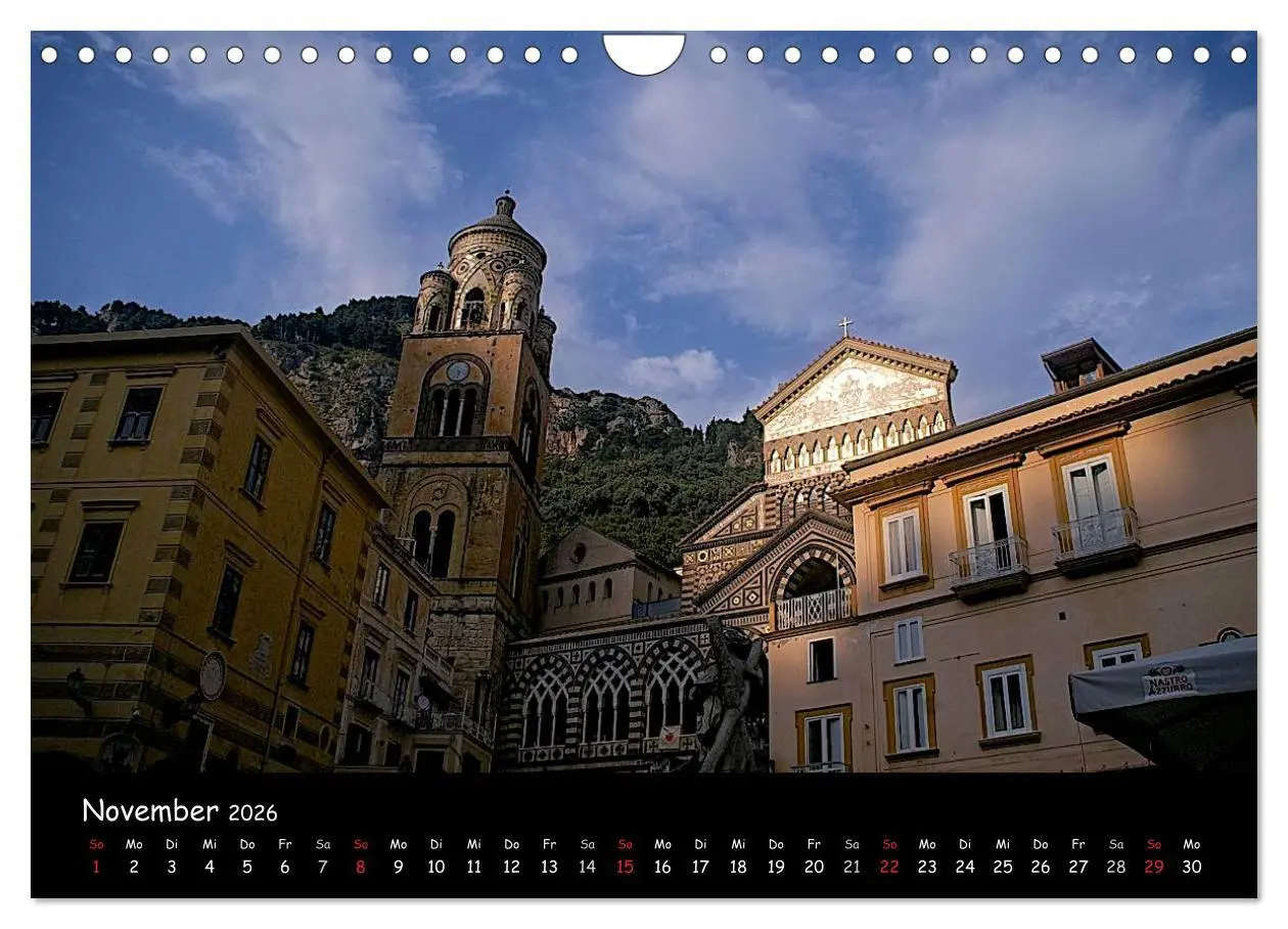 Bild: 9783516114966 | Amalfiküste 2026 (Wandkalender 2026 DIN A4 quer), CALVENDO...