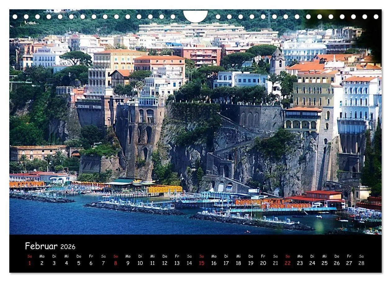 Bild: 9783516114966 | Amalfiküste 2026 (Wandkalender 2026 DIN A4 quer), CALVENDO...