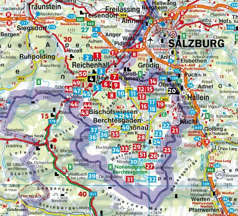 Bild: 9783763314966 | ROTHER Wanderführer Berchtesgadener Land. 51 Touren -...