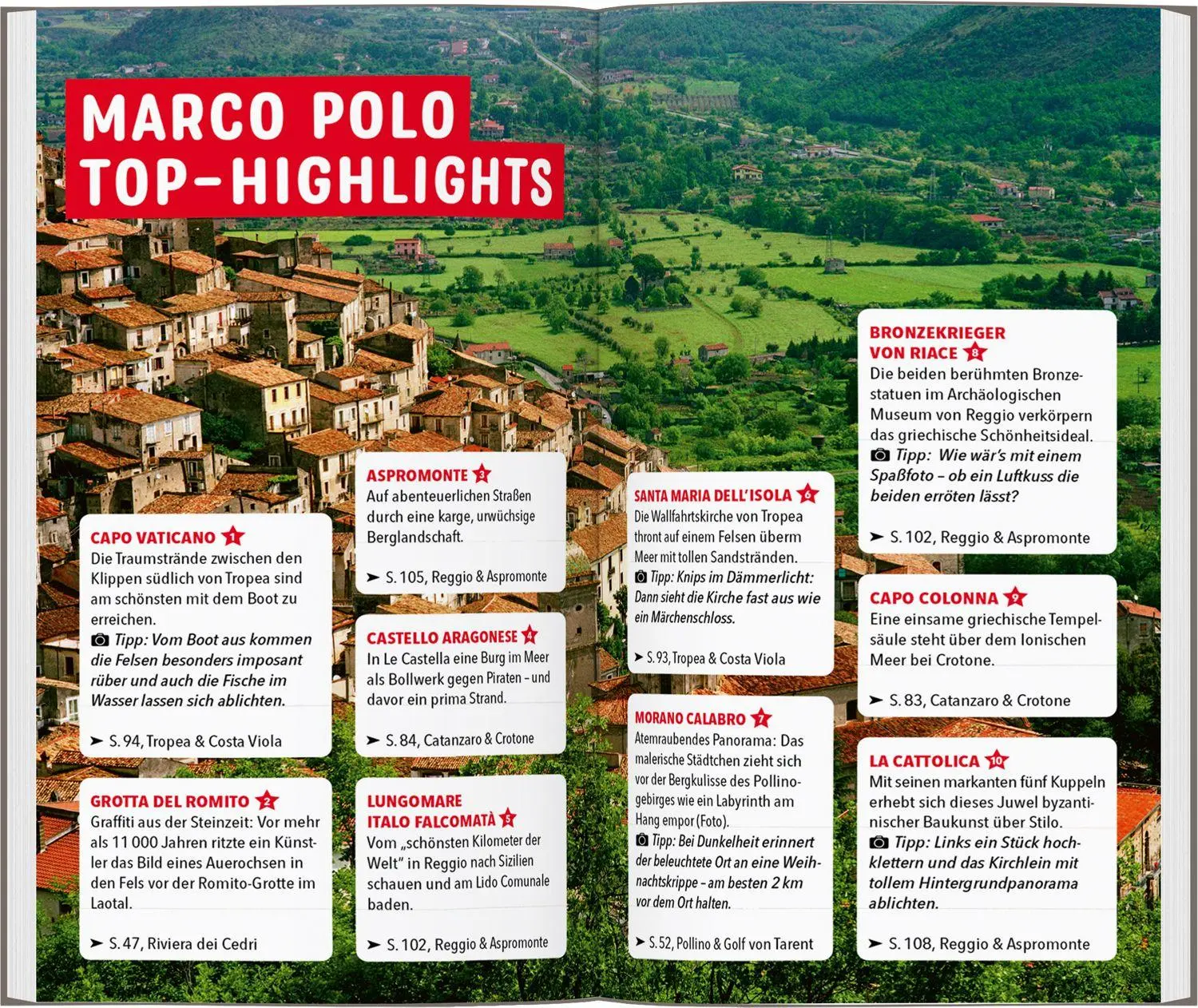 Bild: 9783829744966 | MARCO POLO Reiseführer Kalabrien | Peter Peter (u. a.) | Taschenbuch