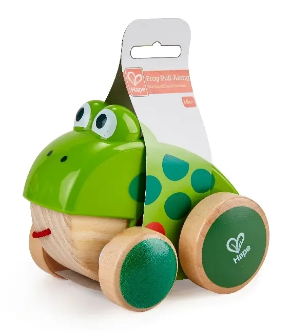 Cover: 6943478025066 | Hape Nachziehfrosch Fridolin | In Kartonage mit Plastiksichtfenster