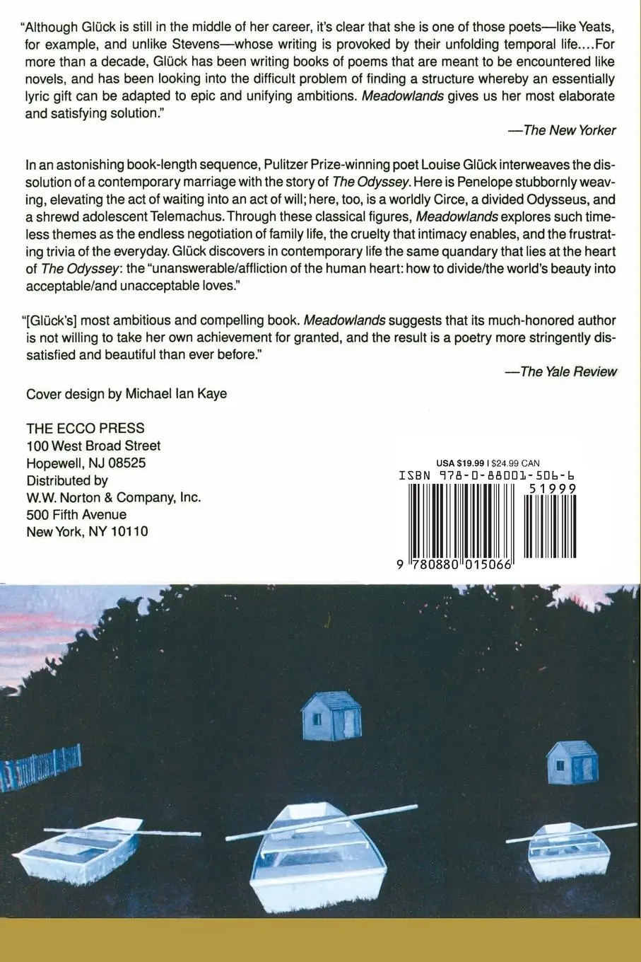 Rückseite: 9780880015066 | Meadowlands | Louise Gluck | Taschenbuch | XII | Englisch | 1997