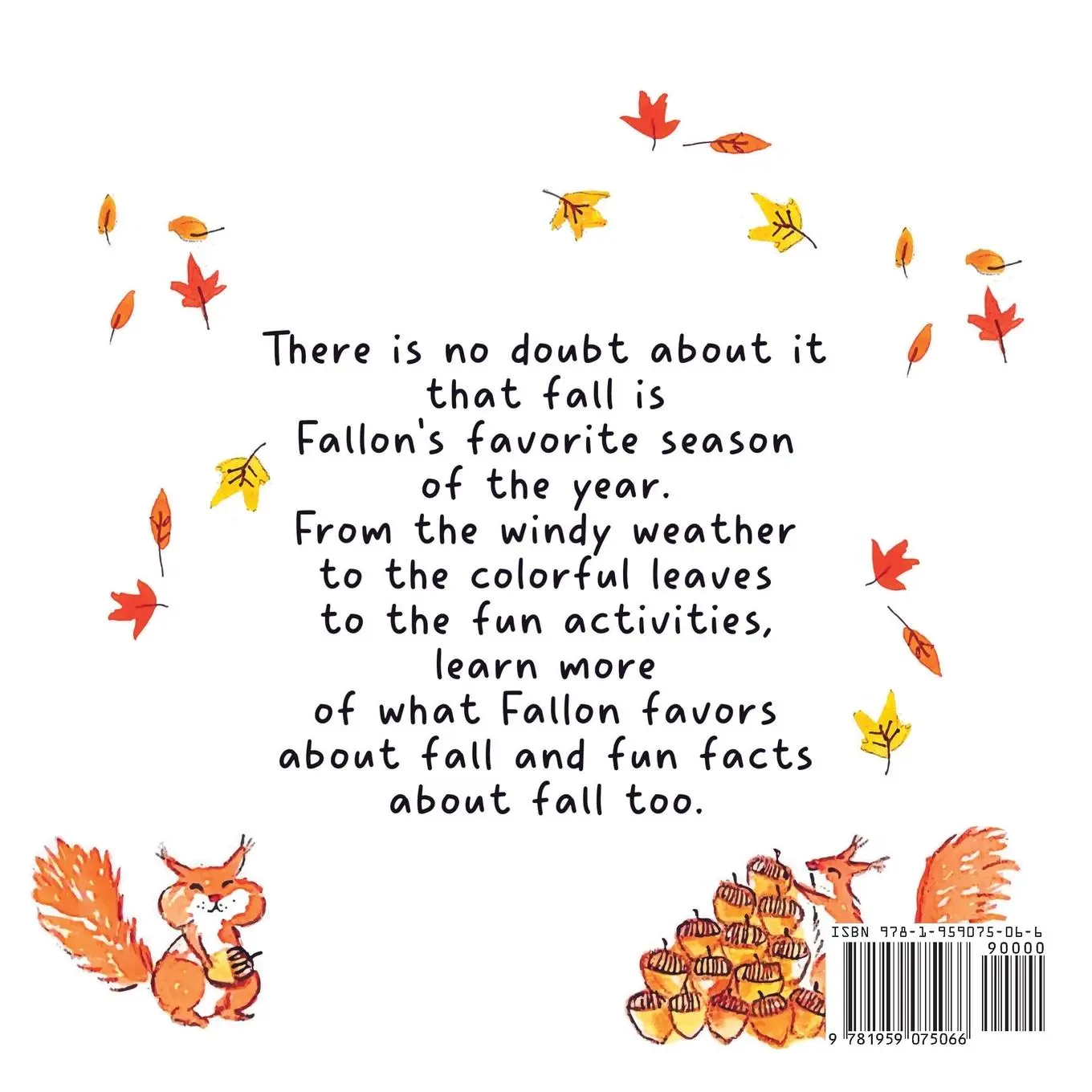 Rückseite: 9781959075066 | Fallon Favors Fall | A Wonderful Children's Book about Fall | Obeng