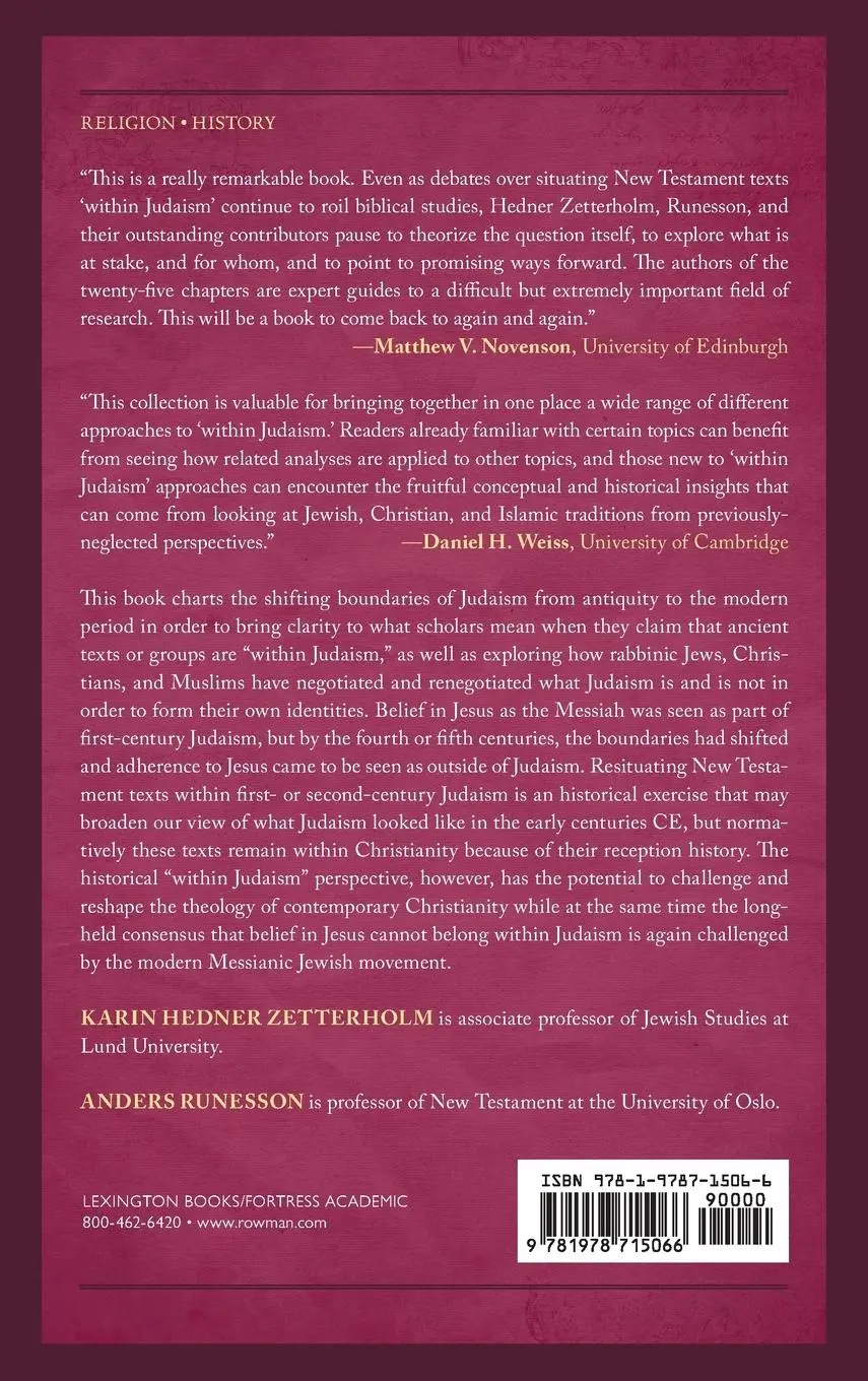Rückseite: 9781978715066 | Within Judaism? Interpretive Trajectories in Judaism, Christianity,...