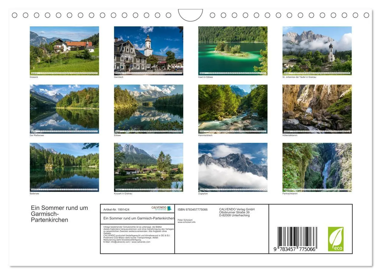 Bild: 9783457775066 | Ein Sommer rund um Garmisch-Partenkirchen (Wandkalender 2026 DIN A4...