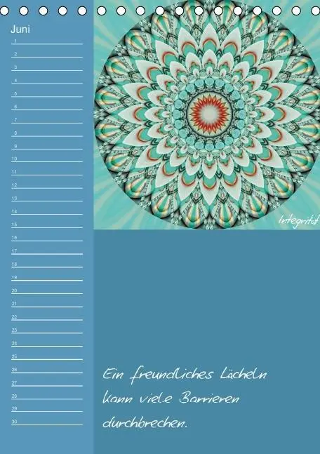 Bild: 9783660485066 | Mandala - Spiegel der Seele / immerwährender Geburtstagskalender...