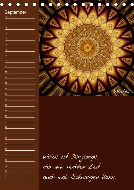 Bild: 9783660485066 | Mandala - Spiegel der Seele / immerwährender Geburtstagskalender...