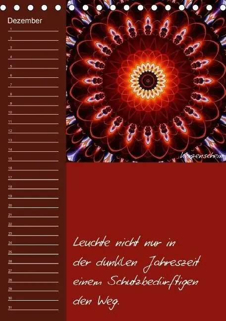Bild: 9783660485066 | Mandala - Spiegel der Seele / immerwährender Geburtstagskalender...