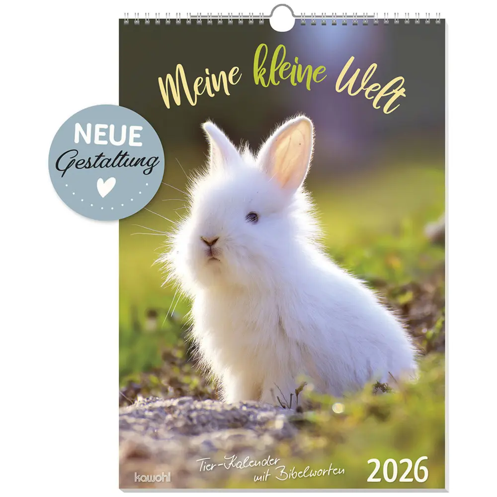 Cover: 9783754845066 | Meine kleine Welt 2026 | Tierkalender mit Bibelworten | Kalender