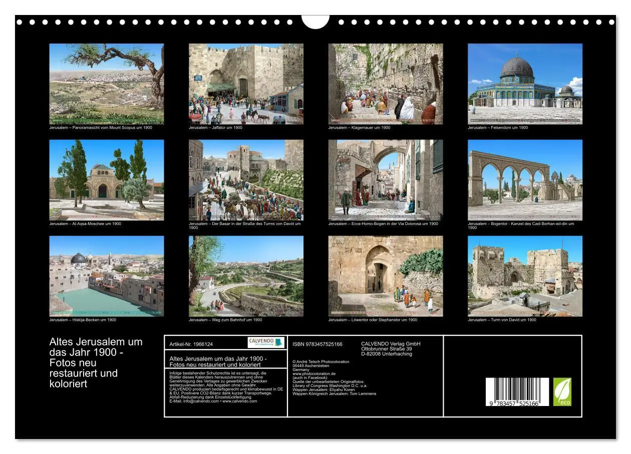 Bild: 9783457525166 | Altes Jerusalem um das Jahr 1900 - Fotos neu restauriert und...