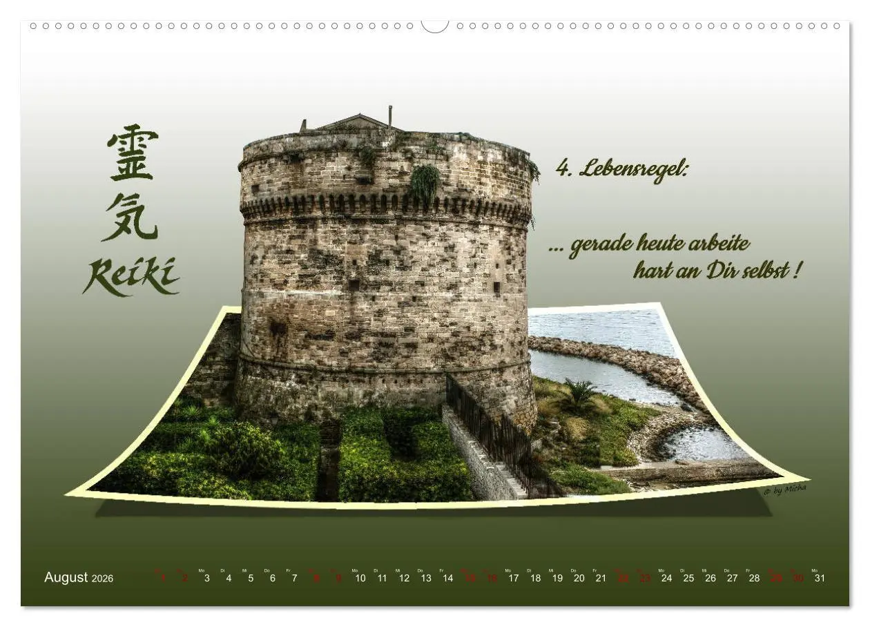 Bild: 9783457835166 | REIKI - Chakren und Lebensregeln (Wandkalender 2026 DIN A2 quer),...