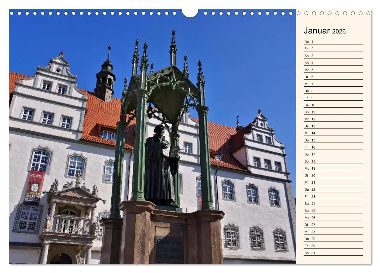 Bild: 9783457905166 | Lutherstadt Wittenberg - Stadt der Reformation (Wandkalender 2026...