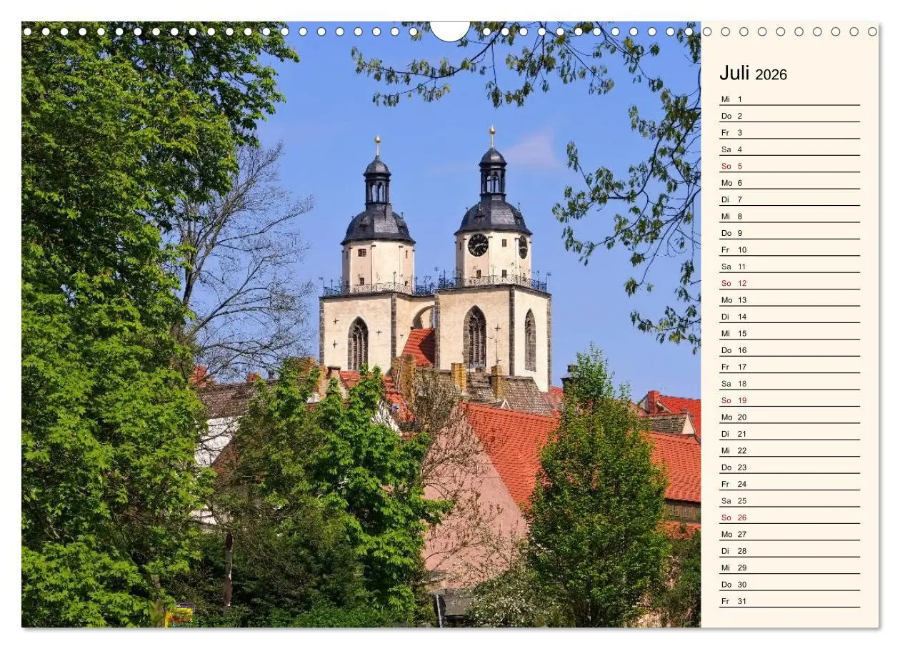 Bild: 9783457905166 | Lutherstadt Wittenberg - Stadt der Reformation (Wandkalender 2026...