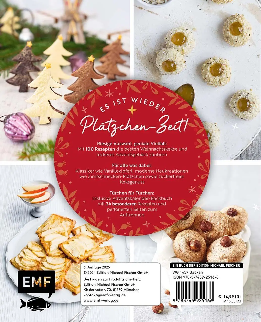 Rückseite: 9783745925166 | Das große Weihnachtsbacken - 100 Rezepte | Taschenbuch | 304 S. | 2025