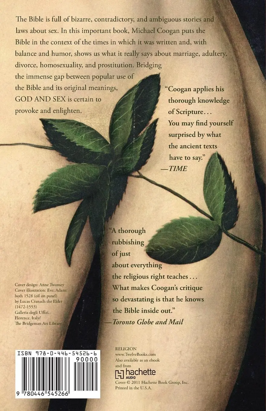 Rückseite: 9780446545266 | God and Sex | What the Bible Really Says | Michael Coogan | Buch