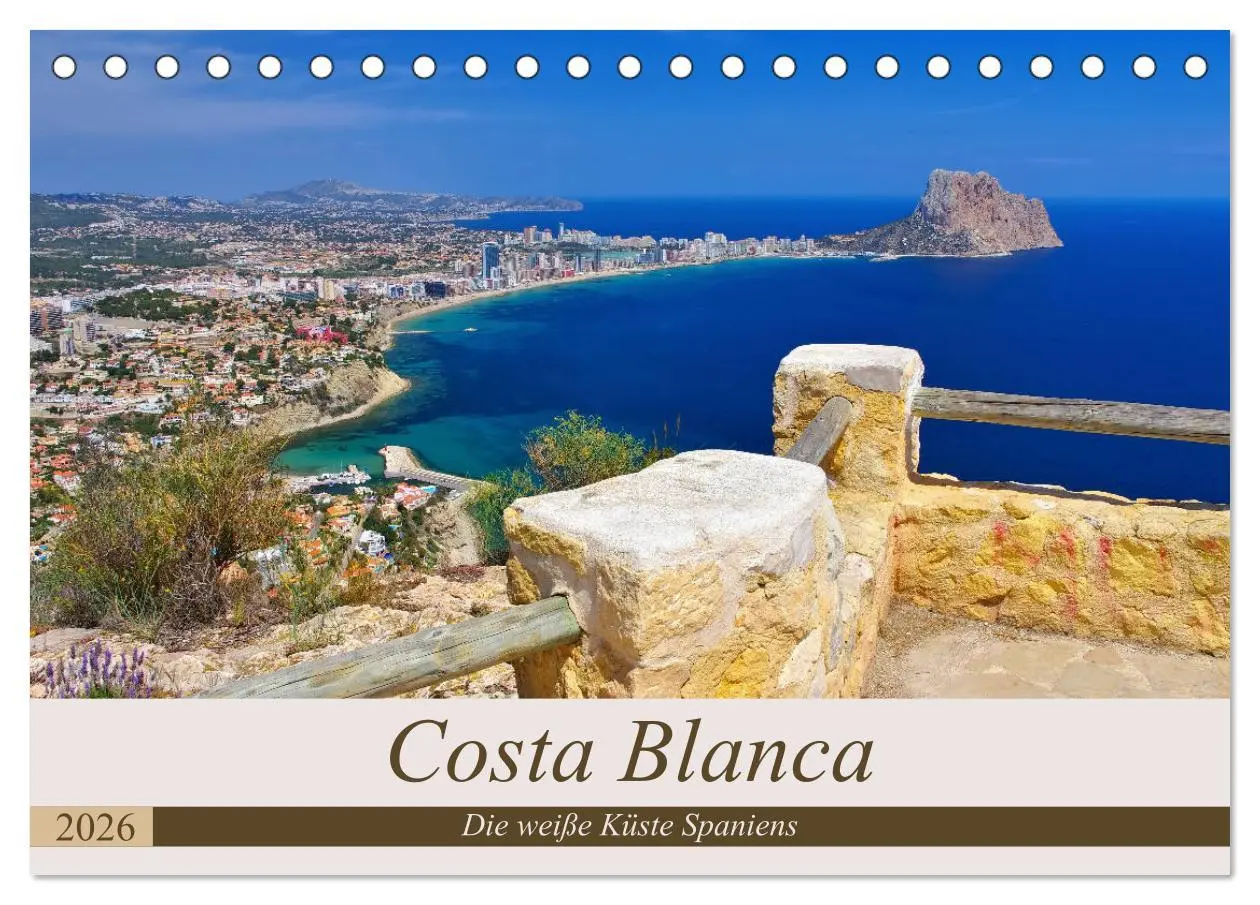 Cover: 9783457825266 | Costa Blanca - Die weiße Küste Spaniens (Tischkalender 2026 DIN A5...
