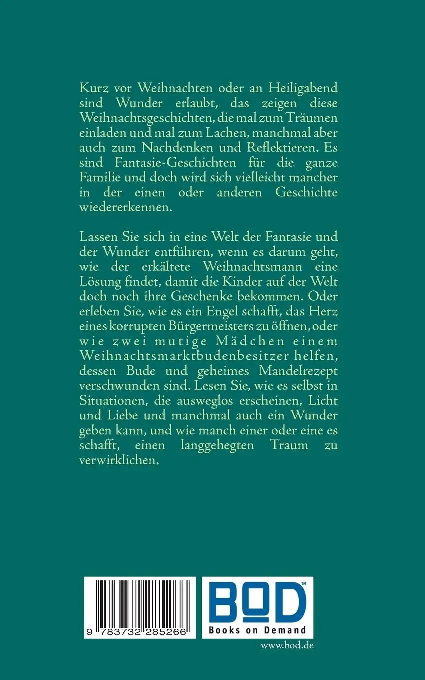Rückseite: 9783732285266 | Weihnachten | Zeit der Wunder | Anne-Kerstin Busch | Taschenbuch