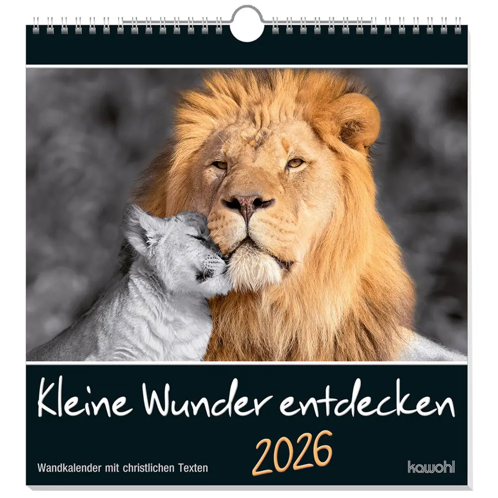 Cover: 9783754825266 | Kleine Wunder entdecken 2026 | Wandkalender mit christlichen Texten