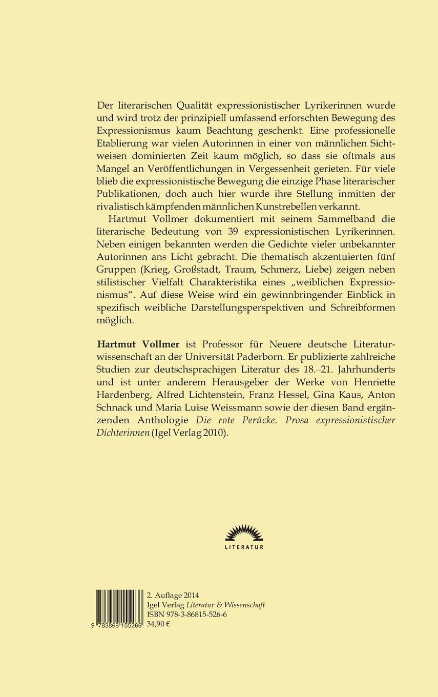 Rückseite: 9783868155266 | In roten Schuhen tanzt die Sonne sich zu Tod | Hartmut Vollmer | Buch