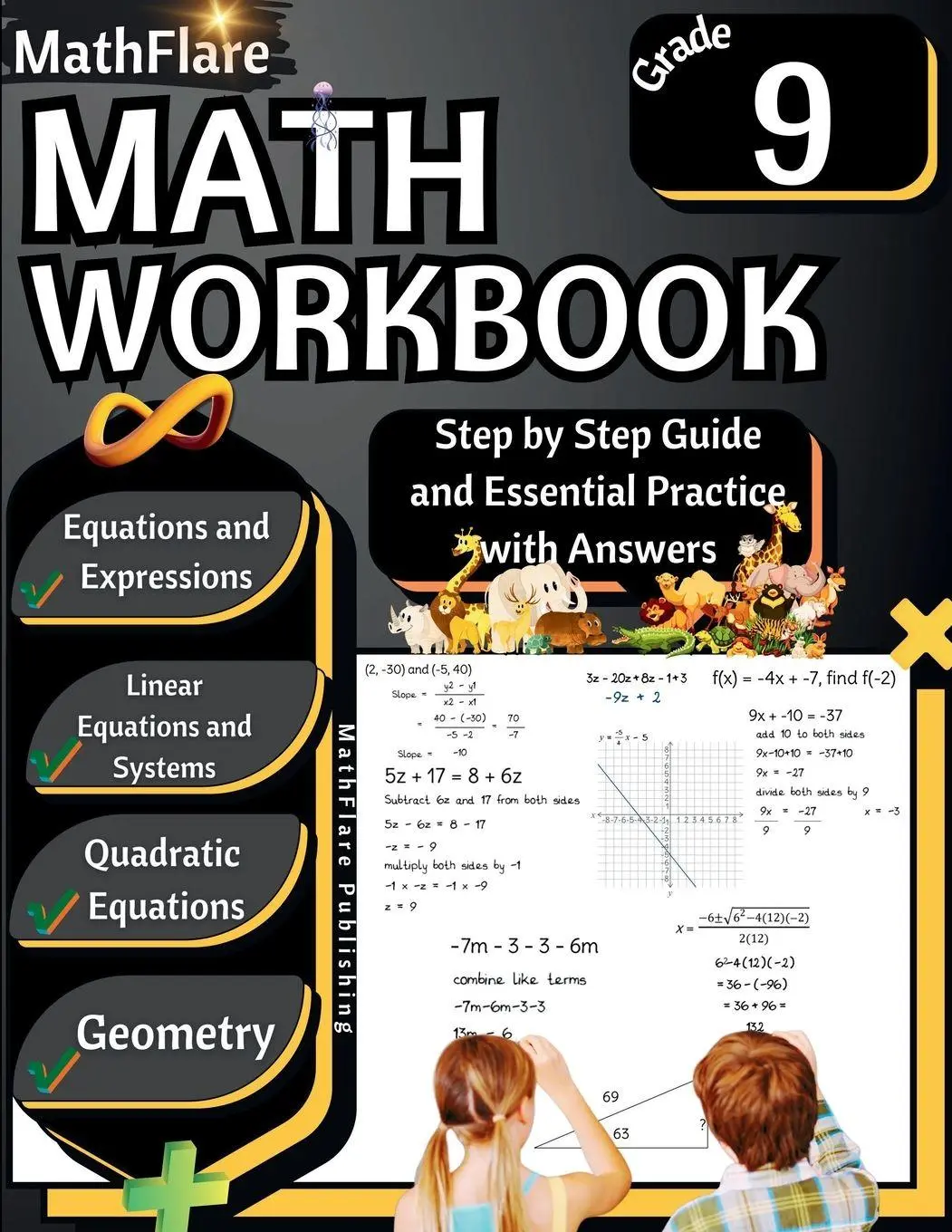 Cover: 9798869325266 | MathFlare - Math Workbook 9th Grade | Mathflare Publishing | Buch