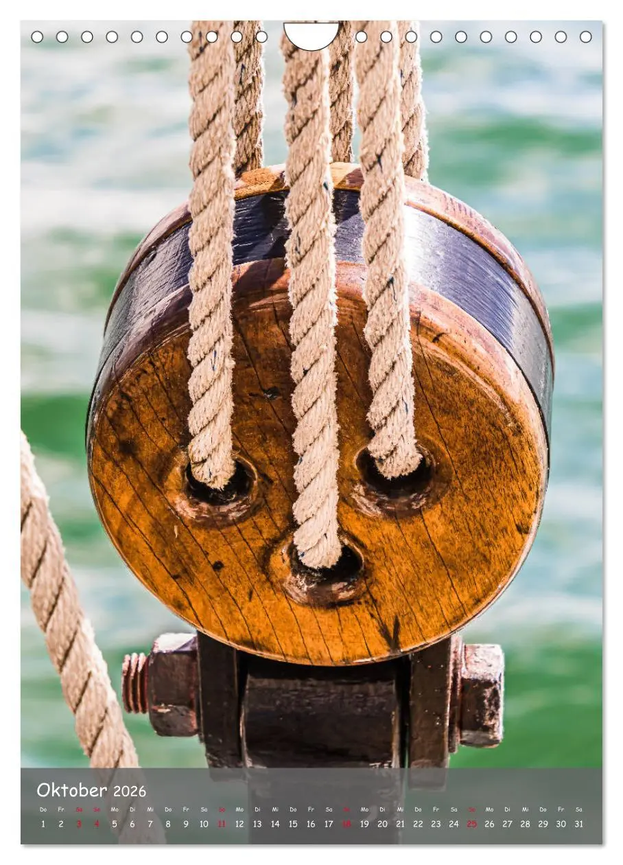 Bild: 9783516385366 | Maritime Details klassischer Yachten (Wandkalender 2026 DIN A4...