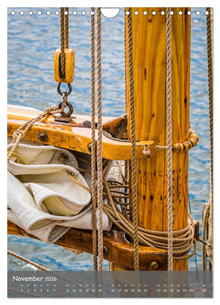 Bild: 9783516385366 | Maritime Details klassischer Yachten (Wandkalender 2026 DIN A4...