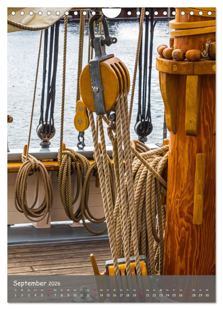 Bild: 9783516385366 | Maritime Details klassischer Yachten (Wandkalender 2026 DIN A4...