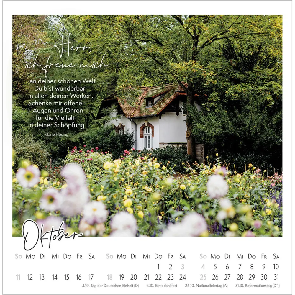 Bild: 9783754815366 | Kleine Auszeit im Grünen 2026 | Die Vielfalt der Schöpfung entdecken