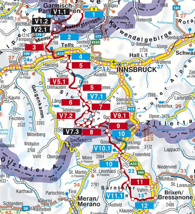 Bild: 9783763345366 | Alpenüberquerung Garmisch - Brixen | Andrea Strauß (u. a.) | Buch
