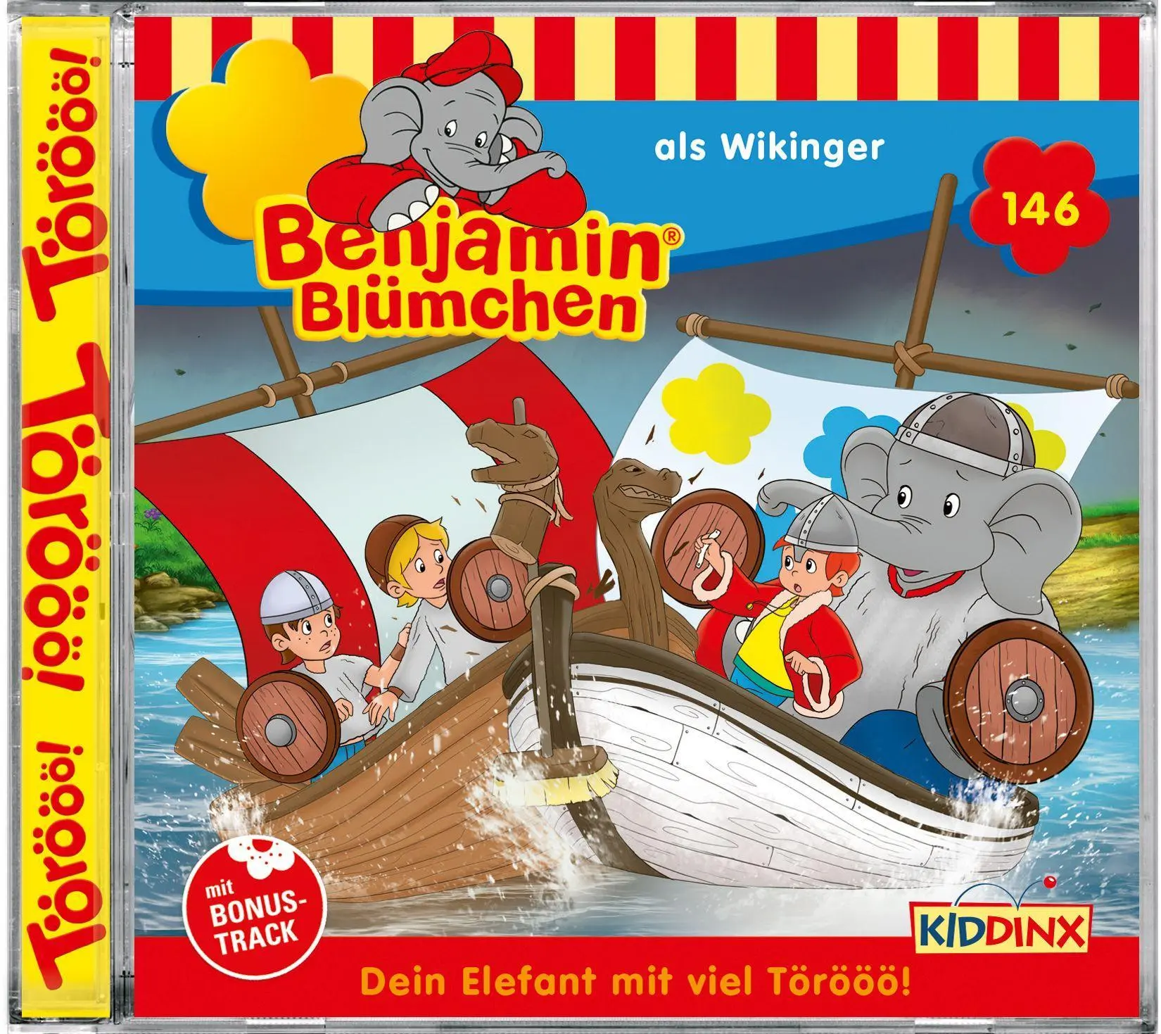 Cover: 4001504255466 | Folge 146:Die Wikinger | Benjamin Blümchen | Audio-CD | Deutsch | 2020
