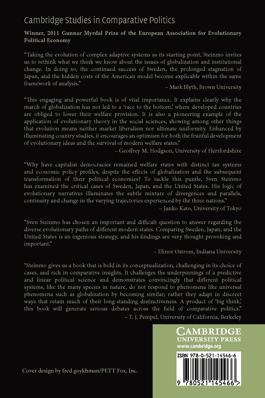 Rückseite: 9780521145466 | The Evolution of Modern States | Sweden, Japan, and the United States