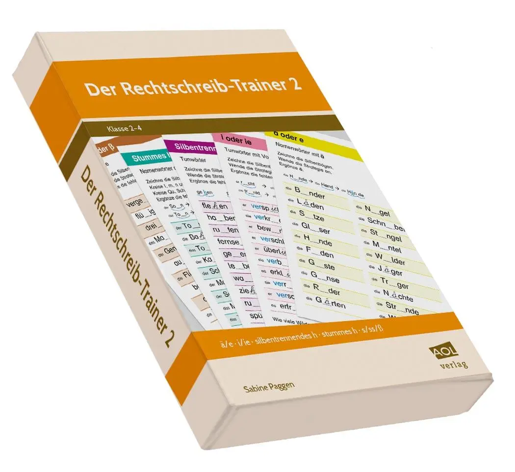 Cover: 9783403105466 | Der Rechtschreib-Trainer 2 | Sabine Paggen | Box | Sonstige | 168 S.