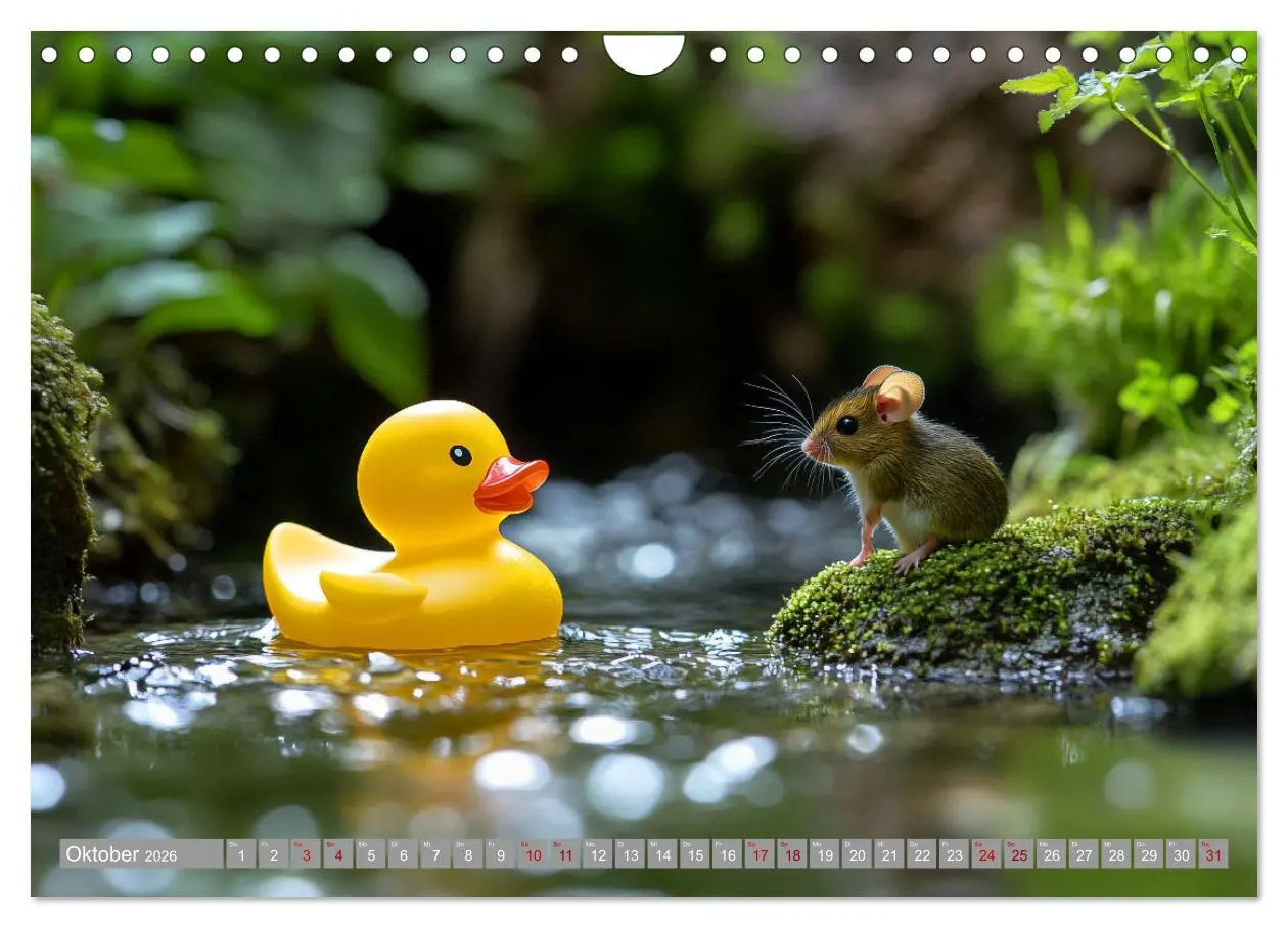 Bild: 9783457285466 | Gummienten auf Weltreise (Wandkalender 2026 DIN A4 quer), CALVENDO...