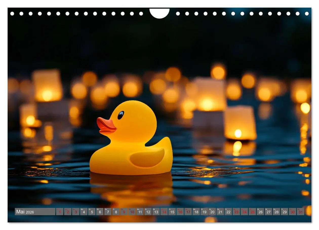Bild: 9783457285466 | Gummienten auf Weltreise (Wandkalender 2026 DIN A4 quer), CALVENDO...