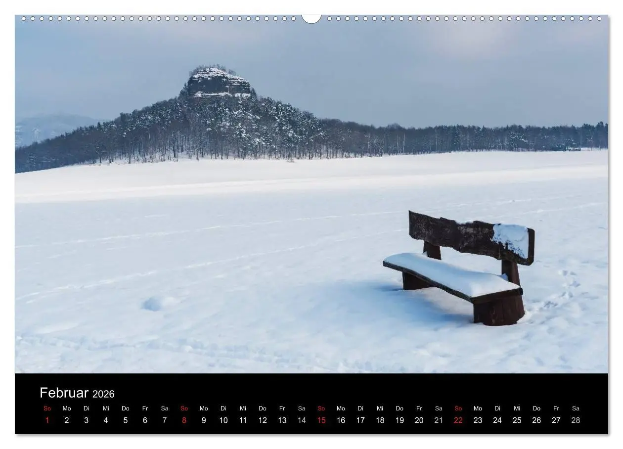 Bild: 9783516205466 | Sächsische Schweiz (Wandkalender 2026 DIN A2 quer), CALVENDO...