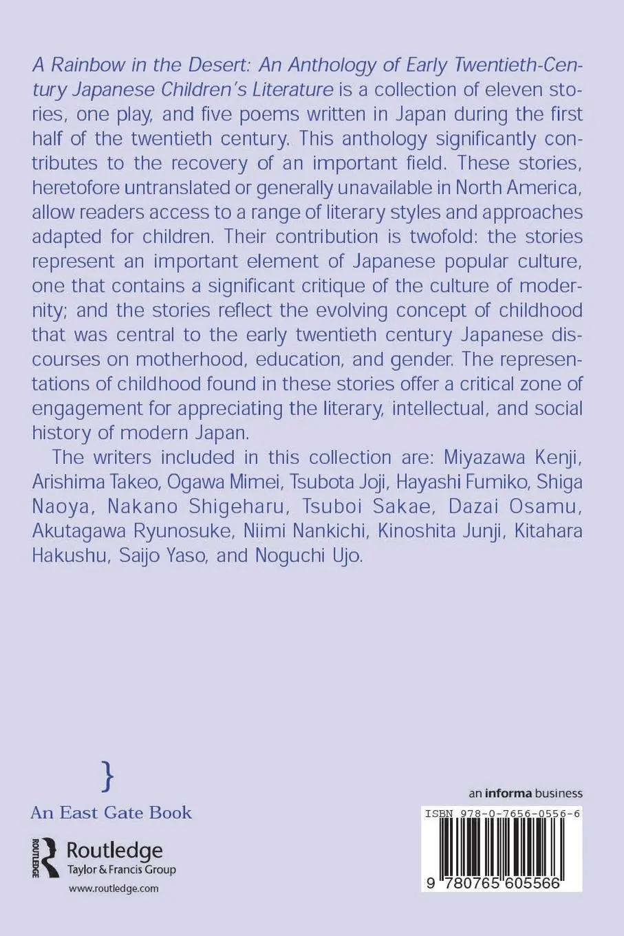 Rückseite: 9780765605566 | A Rainbow in the Desert | Yukie Ohta | Taschenbuch | Englisch | 2000