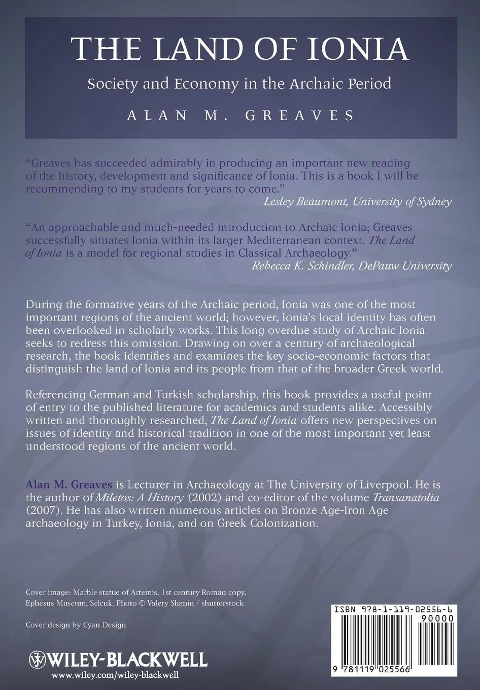 Rückseite: 9781119025566 | Land Ionia NiP | Alan M Greaves | Taschenbuch | 288 S. | Englisch