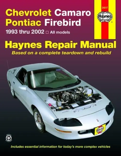 Cover: 9781563925566 | Chevrolet Camaro & Pontiac Firebird (93 - 02) | Haynes Publishing Cover: 9781563925566 | Chevrolet Camaro & Pontiac Firebird (93 - 02) | Haynes Publishing