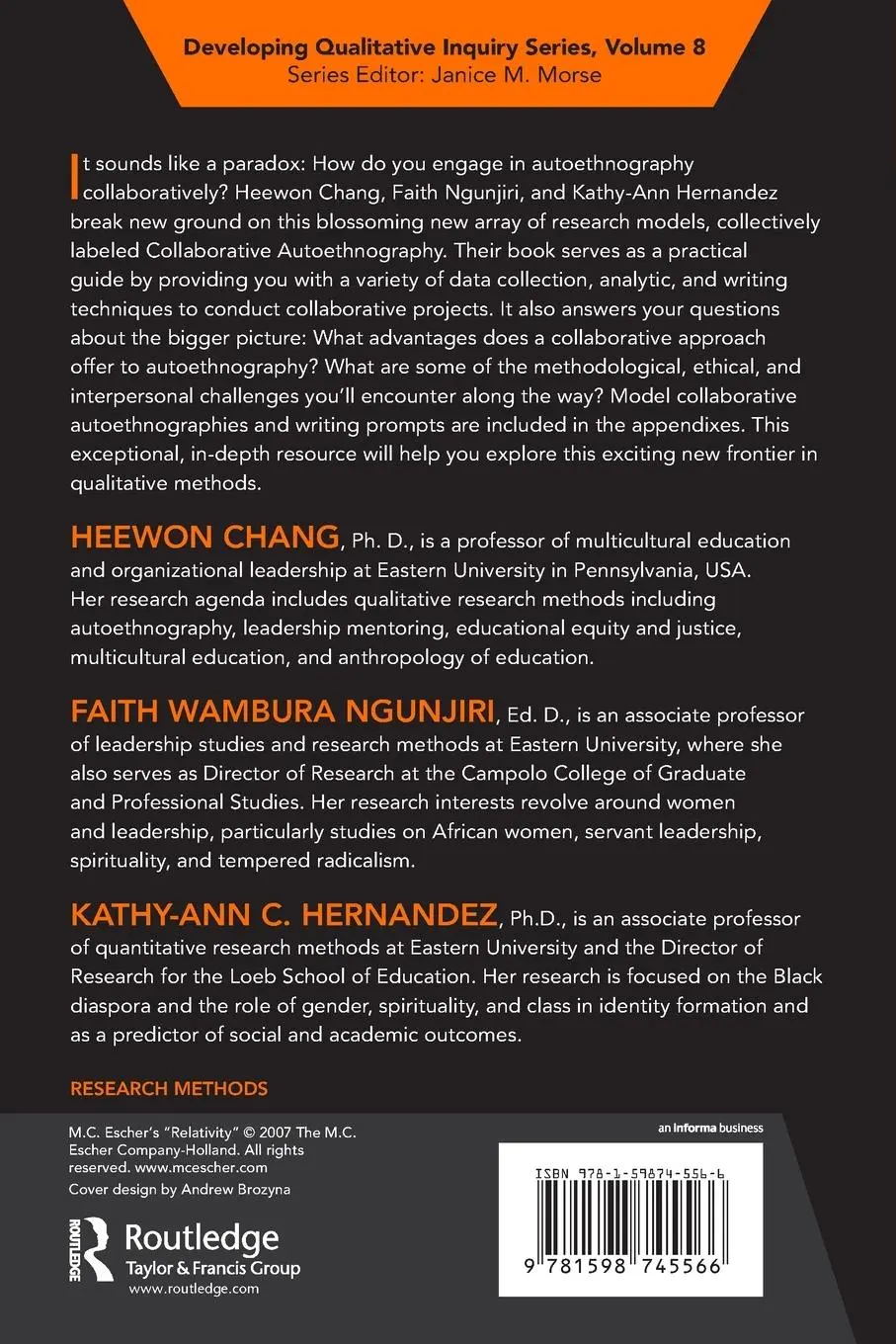 Rückseite: 9781598745566 | Collaborative Autoethnography | Heewon Chang (u. a.) | Taschenbuch