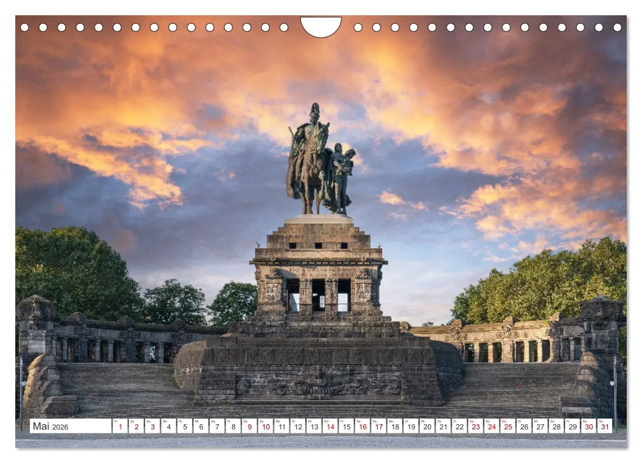 Bild: 9783457275566 | Unterwegs - Rhein-Burgen-Weg (Wandkalender 2026 DIN A4 quer),...