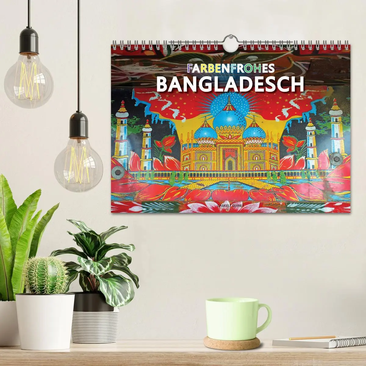 Bild: 9783457345566 | Farbenfrohes Bangladesch (Wandkalender 2026 DIN A4 quer), CALVENDO...