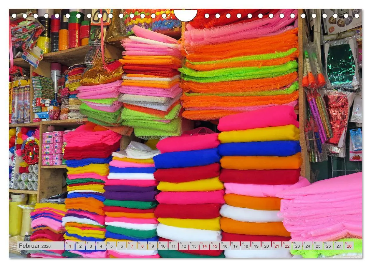 Bild: 9783457345566 | Farbenfrohes Bangladesch (Wandkalender 2026 DIN A4 quer), CALVENDO...