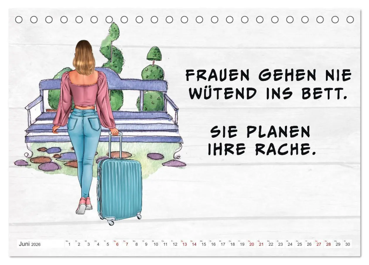Bild: 9783457415566 | Frech aber ehrlich (Tischkalender 2026 DIN A5 quer), CALVENDO...