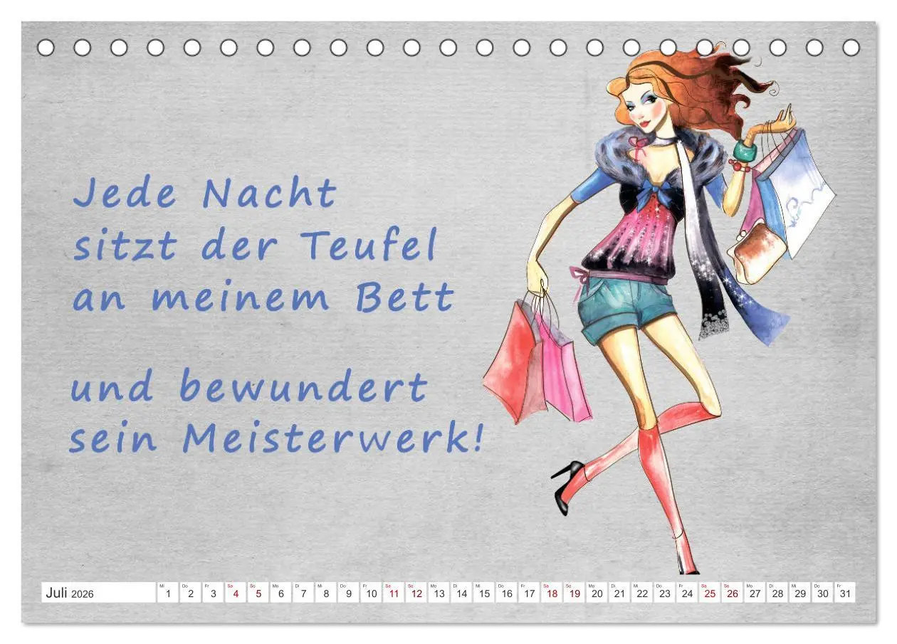 Bild: 9783457415566 | Frech aber ehrlich (Tischkalender 2026 DIN A5 quer), CALVENDO...