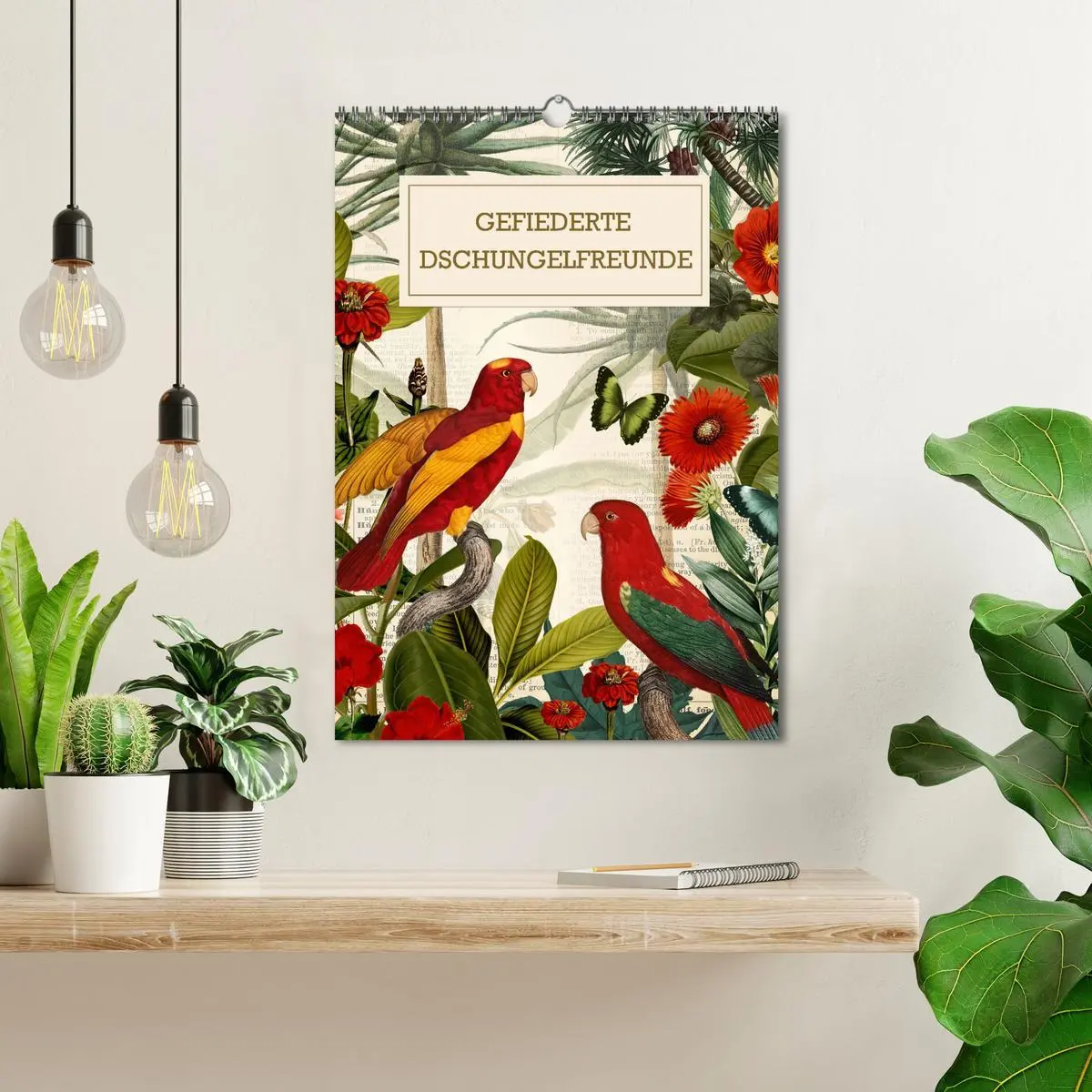 Bild: 9783516295566 | Gefiederte Dschungelfreunde (Wandkalender 2026 DIN A3 hoch),...