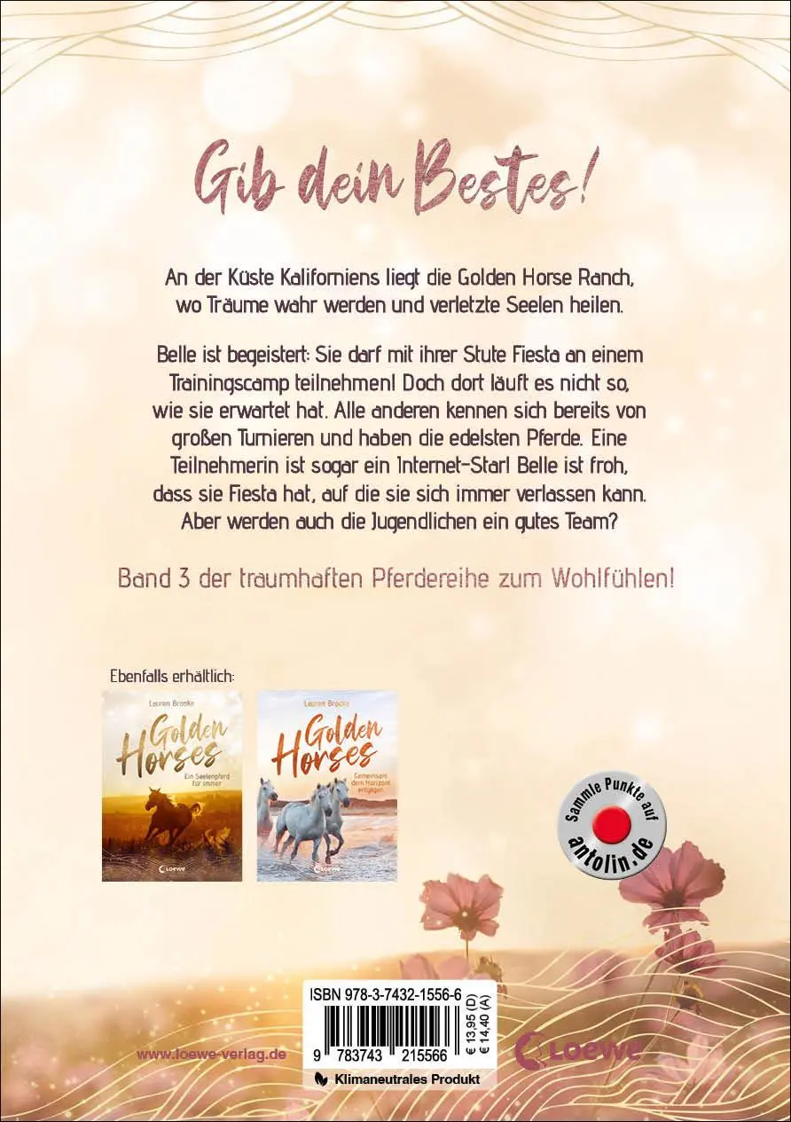 Rückseite: 9783743215566 | Golden Horses (Band 3) - Freundschaft im Herzen | Lauren Brooke | Buch